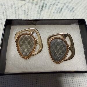 Gold-Tone Teardrop Statement Earrings - Women's Jewelry